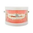 thumbnail image 2 of Unique Bargains 1 Pc Fake Grills Hip Hop Snowflake Teeth Grillz Silver Tone, 2 of 6