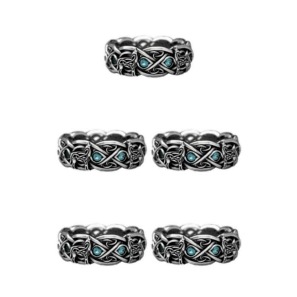 Anillo Punk Vintage de Aleación Minnieouse CR6474 7 Type2 NO2