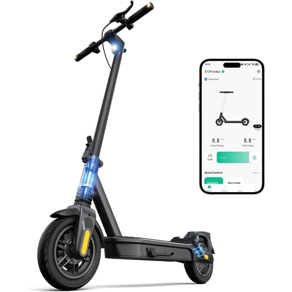 HeroPick Electric Scooter for Adults 40 Mile Range & 20 MPH, 500W Foldable Commuter E Scooter with 10" Tubeless Tires, Dual Suspension,Dual Brakes, UL2272