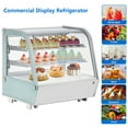 thumbnail image 6 of Aoile Commercial Countertop Refrigerator Display Case 4.3 Cu. Ft with Interior LED Lighting & Rear Sliding Door, 6 of 7