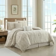 thumbnail image 2 of Nanshing 6 Piece Comforter Set, Queen, Beige, 2 of 4