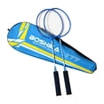 thumbnail image 2 of 2 Piece Badminton Racket Set Badminton Racket Double Racket Interactive Toy with Blue, 2 of 9