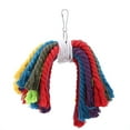 thumbnail image 5 of Hanging Bird Toy Cotton Rope Colorful Pet Toy Safe Toy Attractive Bird Toy Interactive Bird Toy Easy Install Bird Chew Toy for Pet Birds, 5 of 9