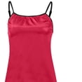 thumbnail image 7 of BONIXOOM Christmas Pajamas For Couples Womens Pajamas Sleepwear Drawstring Sleeveless Solid Sleepwear Sets Wine L, 7 of 7