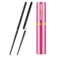 thumbnail image 1 of BESTONZON Portable Collapsible Ebony Chopsticks Foldable Wooden Travel Chopsticks with Aluminum Case (Random Color), 1 of 6