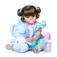 thumbnail image 1 of Reborn Baby Doll Girl Full Body Realistic Silicone Real Soft Touch heqiyong LED, 1 of 2