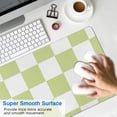 thumbnail image 4 of Adorable Pastel Checkered, Anti-Slip Mouse Pad – Cute Boho Styling – Ideal for Computer & Laptop Use – Adds Aesthetic Appeal to Any Home Office, Size 31.5x11.8in., 4 of 7
