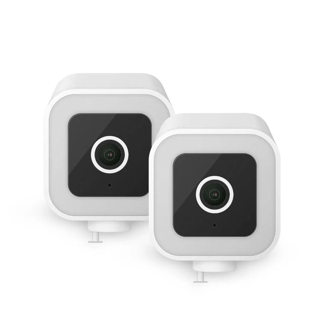 Cámara de seguridad Wi-Fi Steren 4 Mpx tipo bala robotizada para exterior blanco