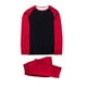 thumbnail image 2 of Conjunto de pijama de manga larga y pantalones para mujer, blusa de color liso, camisa y pantalones de poliéster, para Navidad, 2 of 5
