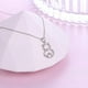 thumbnail image 4 of Collar con colgante de gato de plata de ley para mujeres, adolescentes y niñas ER, 4 of 6