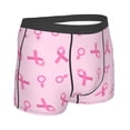 thumbnail image 2 of KLL Breast Cancer Awareness 1 Men's Cotton Boxer Briefs Underwear-X-Large, 2 of 8