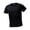 Black, variant on Men'S Short Sleeve Breathable Ice-Silk Casual Sports T-Shirt, Loose Fit for Workout and Everyday Comfort, All Season Polyester Fabric, 4XL