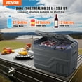 thumbnail image 2 of VEVOR Portable Car Refrigerator Freezer Compressor 32 L Dual Zone for Car Home, 2 of 9