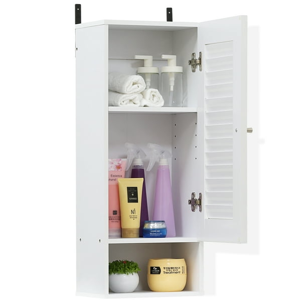 Furinno 16069 Indo Slim Wall Cabinet, Thin Wall Cabinet For Bathroom
