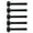Black, variant on LEIUOXI 5 Pack Door Stoppers, 5.9 Inch Heavy Duty Stainless Steel with Rubber Tip Bumper, Wall Protection for Soundproofing