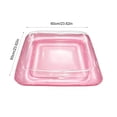 thumbnail image 3 of Inflatable Pool Cooler, Floating Ice Serving Tray for Drinks and Snacks, Thickened PVC Pool Party Beach Lake Accessory, 3 of 7