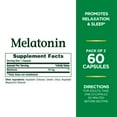 thumbnail image 4 of Nature's Bounty Melatonin Sleep Aid Capsules, 10 Mg, 60 Ct, 2 Pack, 4 of 6