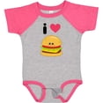thumbnail image 3 of Inktastic I Love Cheeseburgers Boys or Girls Baby Bodysuit, 3 of 5