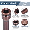 thumbnail image 3 of Uxcell 5 piezas de socket de impacto hexagonal de 1/2" 6H+8H+10H+12H+14H (6+8+10+12+14mm) adaptador de socket de acero S2, 3 of 7