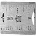 thumbnail image 3 of Stainless Steel Metal Ruler with Non-Slip Cork Base, 6 in, 3 of 4