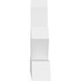 thumbnail image 3 of 60"W x 27 1/2"H x 6"D x 6"F, 11/12 Pitch, Saratoga Architectural Grade PVC Gable Bracket, 3 of 8