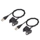thumbnail image 2 of Cargador USB para Fitbit Charge, 2 unidades, 55 cm, cable de carga USB para reloj Fitbit Charge, cable de carga USB, materiales ecológicos, 2 of 9