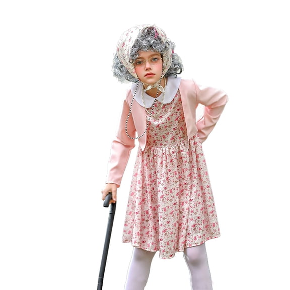 100 Days of School Kids Costume Set Dress Up Accessories for Classroom Celebration
