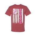 thumbnail image 2 of Survivor Awareness Flag Awareness Men's Graphic T-Shirt, Vintage Heather Red, X-Large, 2 of 3