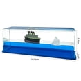 thumbnail image 6 of Fluid Cruise Ship Never Sink Rectangle Boy Birthday Gifts - Smooth Desktop Boat Model - Fluid Drift Bottle - Home Supplies, 6 of 8