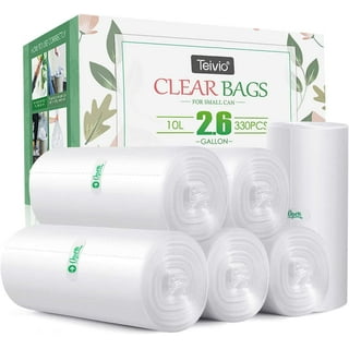 1.3 Gallon 120 Counts Strong Trash Bags Garbage Bags by Teivio