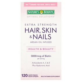 5 Pack Nature S Bounty Optimal Solutions Hair Skin Nails Extra
