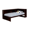 thumbnail image 2 of Furniture of America Madeira Wood Bookcase Daybed, Full, Espresso, 2 of 2
