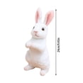 thumbnail image 2 of Realistic Rabbit Toy Cuddly Bunny Doll For Children Comforting Companion Ideal Toddler Preschooler, 2 of 6