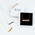 thumbnail image 2 of Anavia Personalized Gold Name Necklace Roman Numerals Custom Gift for Mom Birthday Day Women's Birthday Engravable Bar Necklace with Free Jewelry Box Ships Next Day! [Gold], 2 of 9