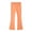 Orange, variant on LYHaoo High Waist Soft Stretch Casual Pants For Girls With Pockets Comfortable Everyday Wear Girls Long Trousers(Beige)