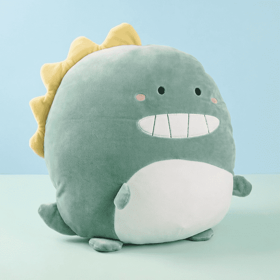 Cute Dinosaur Plush Pillow, Sofa Cushion for Office & Napping