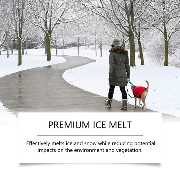 BANIRO Pet-Friendly Ice Melt Pet Safe Snow Salt Ice Melt for Snow and Ice Removal,Sidewalk Salt,Driveway Salt