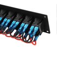 thumbnail image 2 of 5 Pin 8 Gang Rocker Switch Panel IP66 Waterproof Blue Backlight 12‑24V DC for RV Car Truck Boat Motorcycle, 2 of 3