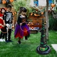 thumbnail image 4 of Gallickan Halloween Rings-Toss Game Set, Inflatable Witch Hat with 2 Ring, Halloween Party Porp, Festive Fun Home Celebration Item, Green, 4 of 6