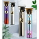 thumbnail image 4 of Clipper del cabello USB Recargables Adultos Afeitadora Mujeres Trimmer Groomer Acero Inoxidable Portátil Portátil Peluquero Equipo de peluquero Azul Advancent CE001474-04B, 4 of 7