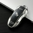 thumbnail image 1 of 1x Étui à Clés Télécommande Voiture-Auto en TPU Souple Coque de Support de Clés pour Tesla Model X Pièce de Rechange Auto, 1 of 7
