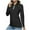 B0919001-Black, variant on SwiftWear Women's Long Sleeve Golf Shirts, Quarter Zip Pullover Athletic Workout Running Tops Solid Color L