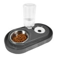 thumbnail image 6 of Dog & Cat Food and Water Dispenser Set, Double Dog & Cat Bowls with Steel Bowl, Pet Refillable Water Bowl, Dishwashable Pet Feeder, Easy Clean, for Medium and Small Pet, 6 of 6