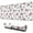 White Cow Bow, variant on Long Mouse Pads for Desk,White Cow Bow Pattern Desk Mats on Top Of Desks, Desk Mouse Pad Extra Large with 3mm Non-Slip Base and Stitched Edge for Gaming,Office,Work,Home 31.5"x11.8"