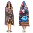 thumbnail image 3 of Fuera del Nido Manta Capa con Capucha Anti-Bolitas, Manta de Lana Ártica Suave, Manta Portátil de Felpa Ligera y Lujosa, Poncho para Siesta en Casa y Oficina, 100*130cm, 3 of 6