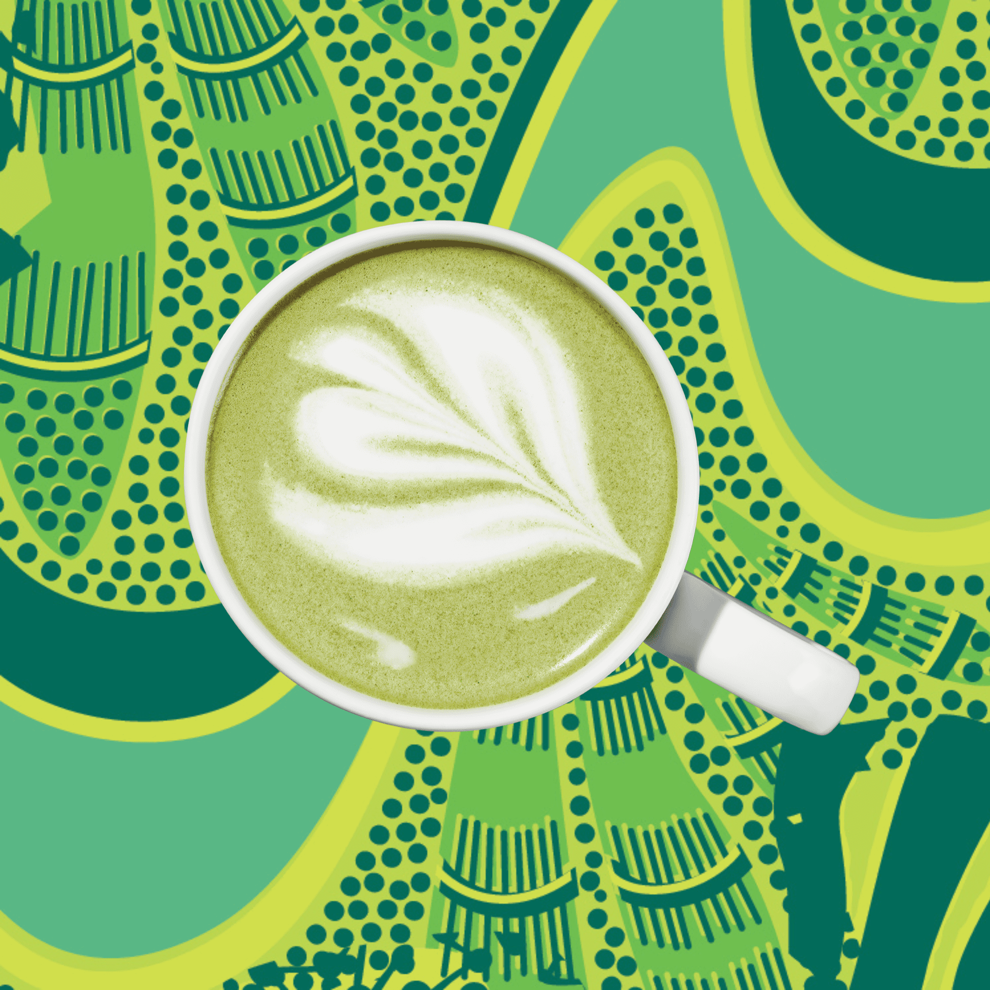 (6 pack) Kuli Kuli Organic Matcha Moringa Superfood Latte with Lion's Mane, Low-Caffeine Coffee Alternative, 3.41 oz