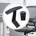 thumbnail image 3 of Brazo giratorio para silla de oficina, negro, orificios de montaje estándar, cómodo, fácil de ensamblar, repuesto ergonómico para sillas de, 3 of 5