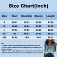 thumbnail image 3 of Women's Shirt Blouse Print Button Long Sleeve Casual Basic Shirt Collar Regular Top, 3 of 7