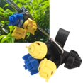 thumbnail image 1 of Three Nozzle Combination, Adjustable Aozzle For High Pressure Atomization 3 Heads Fan Shaped Agricultural Mist Nozzle Drip Proof Tractor Nozzle, 1 of 8