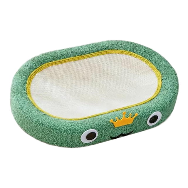 Cama ovalada para rascar gatos, muebles de salón para gatos, Protector, juguetes de entrenamiento duraderos, rascador de gato de Sisal para cachorros rana